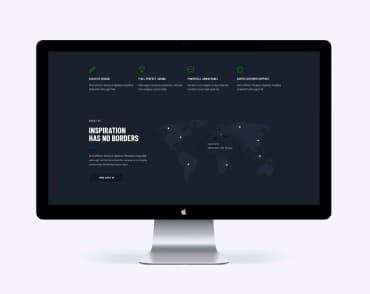 зображення iMac з сайтом